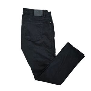 Lauren Ralph Lauren Black Denim Jeans Straight Leg Size 14 High Rise